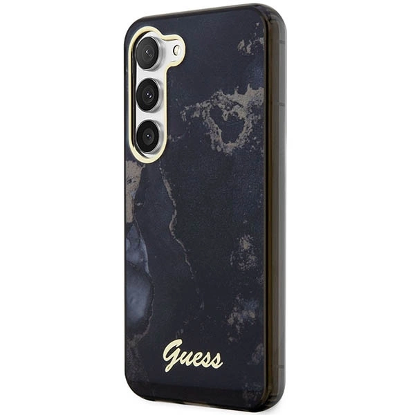 Etui Guess Golden Marble Collection S23 - czarne
