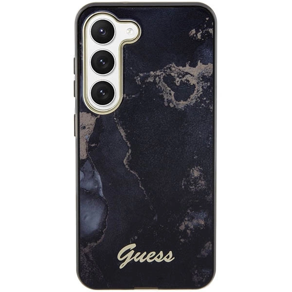 Etui Guess Golden Marble Collection S23 - czarne