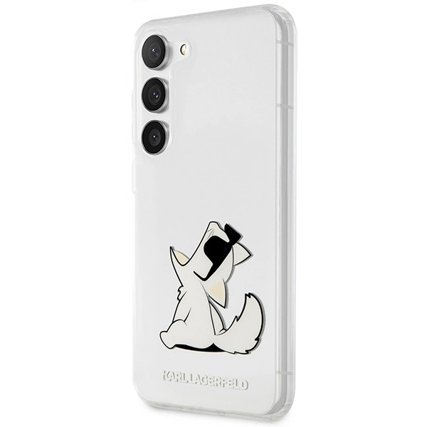 Etui Karl Lagerfeld Choupette Fun na Samsung Galaxy S23+ - przezroczyste