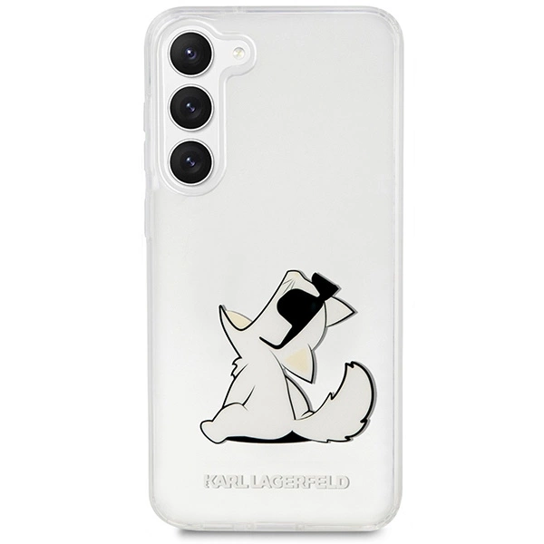Etui Karl Lagerfeld Choupette Fun na Samsung Galaxy S23+ - przezroczyste