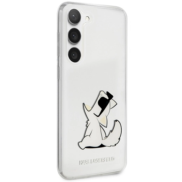 Etui Karl Lagerfeld Choupette Fun na Samsung Galaxy S23+ - przezroczyste