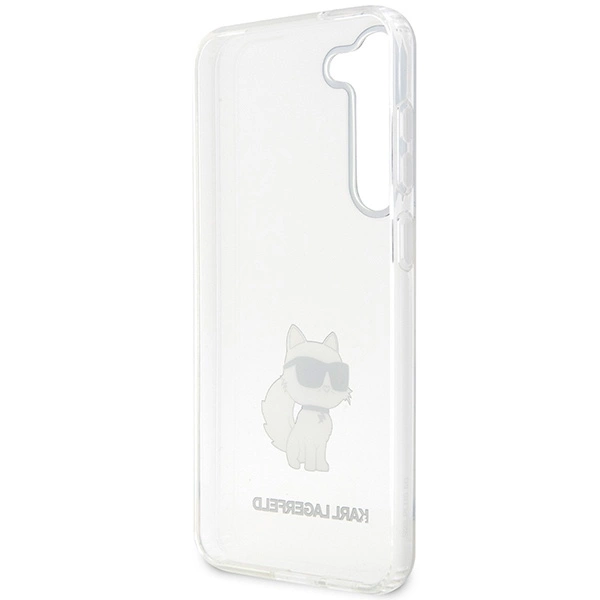 Etui Karl Lagerfeld Ikonik Choupette na Samsung Galaxy S23+ - przezroczyste