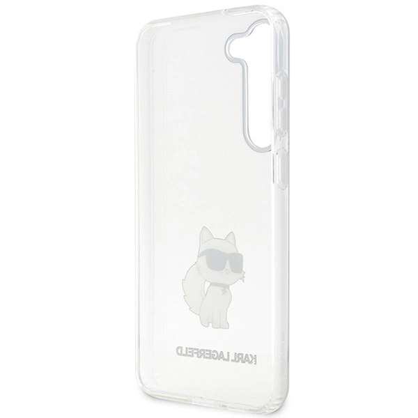 Etui Karl Lagerfeld Ikonik Choupette na Samsung Galaxy S23 - przezroczyste