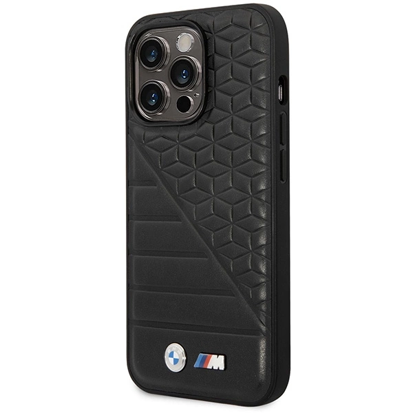 Etui BMW Bi Pattern na iPhone 14 Pro 6,1" - czarne