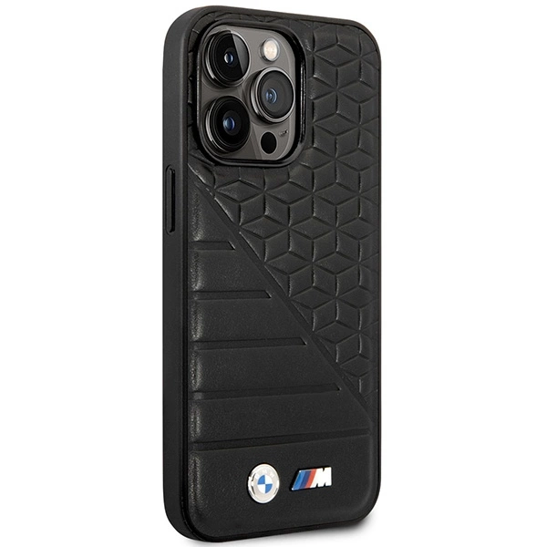 Etui BMW Bi Pattern na iPhone 14 Pro 6,1" - czarne