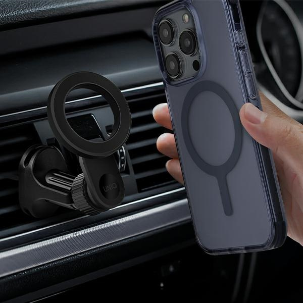 Uchwyt samochodowy UNIQ Trelix Car magnetyczny na kratkę nawiewu - czarny