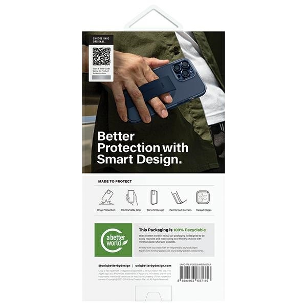 Etui UNIQ Heldro Mag Magclick Charging na iPhone 15 Pro - przezroczyste
