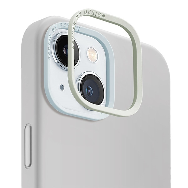Etui UNIQ Lino Hue Magclick Charging do iPhone 15 - jasnoszare