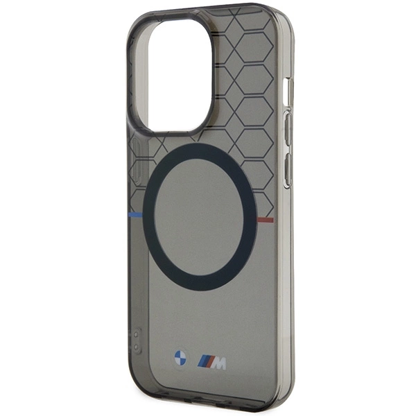 Etui BMW Pattern MagSafe na iPhone 14 Pro - szare