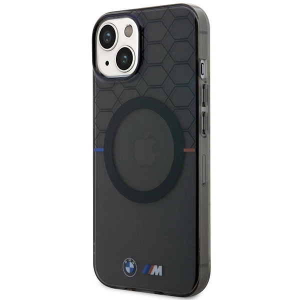 Etui BMW Pattern MagSafe na iPhone 14 Plus - szare