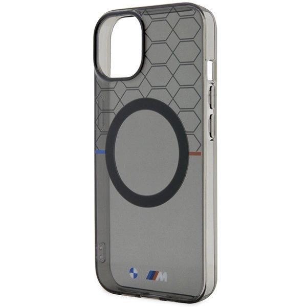 Etui BMW Pattern MagSafe na iPhone 14 Plus - szare