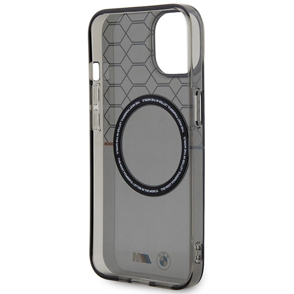 Etui BMW Pattern MagSafe na iPhone 14 Plus - szare