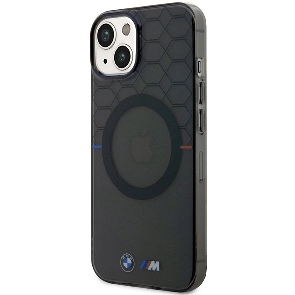 Etui BMW Pattern MagSafe na iPhone 14 - szare