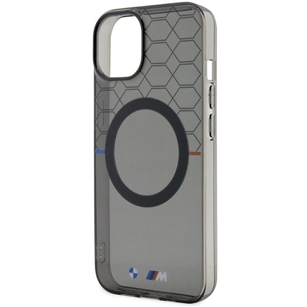 Etui BMW Pattern MagSafe na iPhone 14 - szare