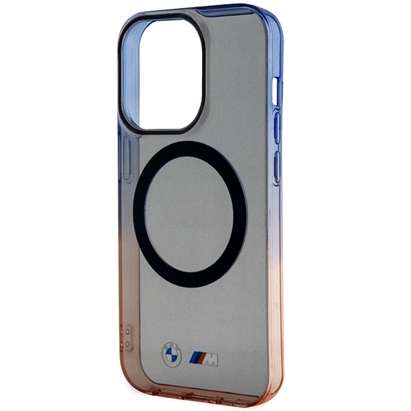 Etui BMW Gradient Bumper MagSafe na iPhone 14 Pro Max - szare