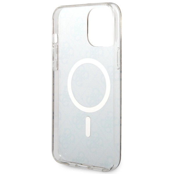 Etui Guess 4G MagSafe na iPhone 13 Pro Max - brązowe