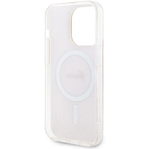 Etui Guess 4G MagSafe na iPhone 14 Pro - różowe