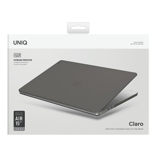 Etui UNIQ Claro MacBook Air 15" (2023) - przezroczysto-szare