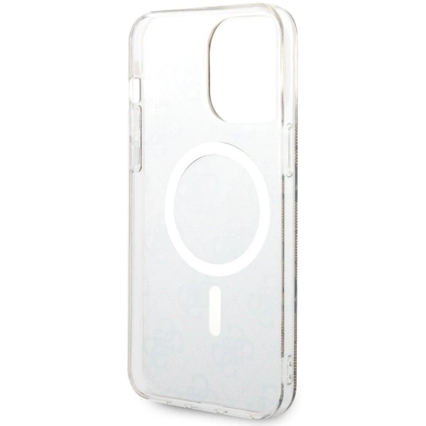 Etui Guess 4G MagSafe na iPhone 14 Pro Max - brązowe