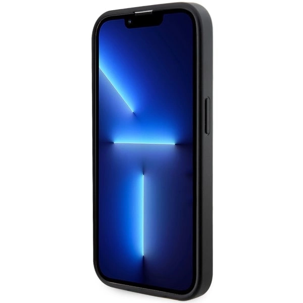 Etui Guess GCube Stripes MagSafe na iPhone 14 Pro Max - czarne