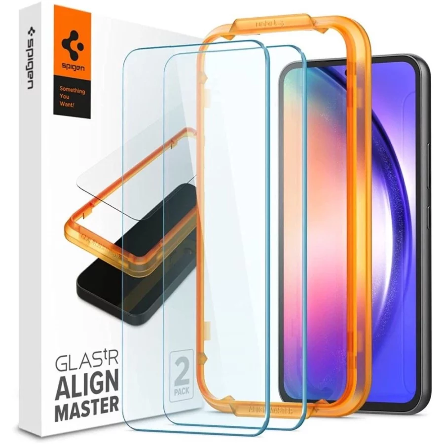Szkło hartowane Spigen ALM Glas.tR na Samsung Galaxy A54 5G - 2 szt.