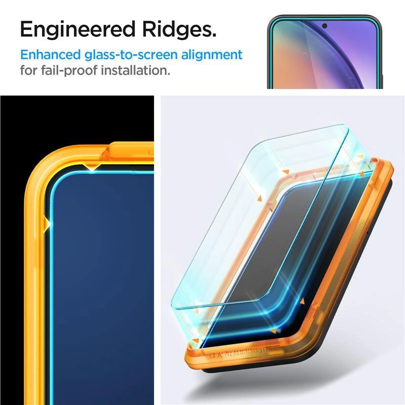 Szkło hartowane Spigen ALM Glas.tR na Samsung Galaxy A54 5G - 2 szt.