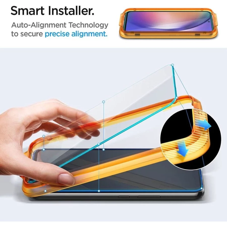 Szkło hartowane Spigen ALM Glas.tR na Samsung Galaxy A54 5G - 2 szt.