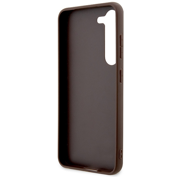 Guess GUHCS24S4GMGBR S24 S921brązowy/brown hardcase 4G Big Metal Logo