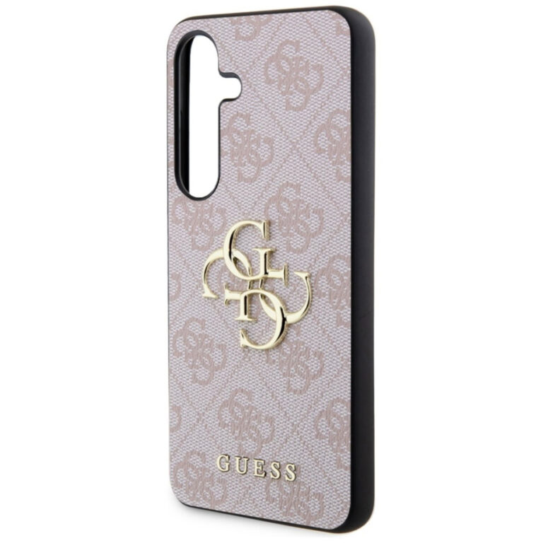 Guess GUHCS24S4GMGPI S24 S921 różowy/pink hardcase 4G Big Metal Logo