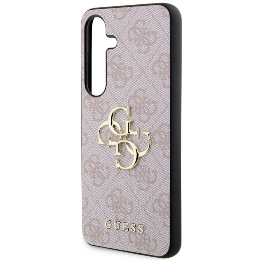 Guess GUHCS24S4GMGPI S24 S921 różowy/pink hardcase 4G Big Metal Logo