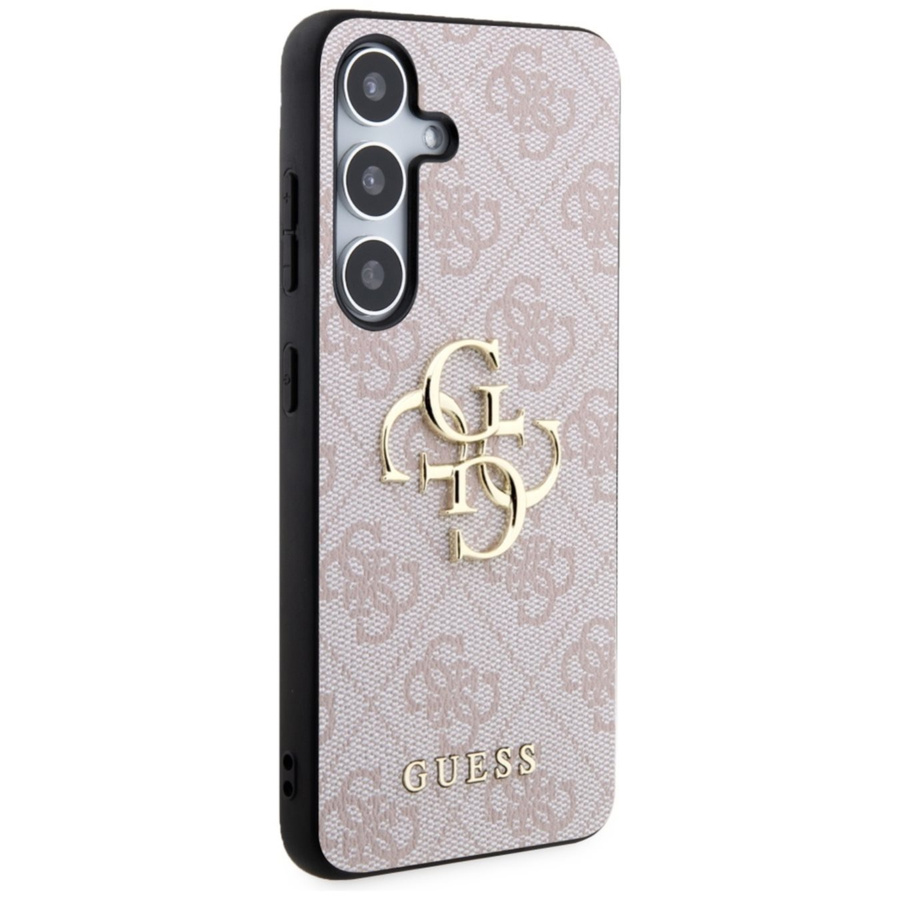 Guess GUHCS24S4GMGPI S24 S921 różowy/pink hardcase 4G Big Metal Logo