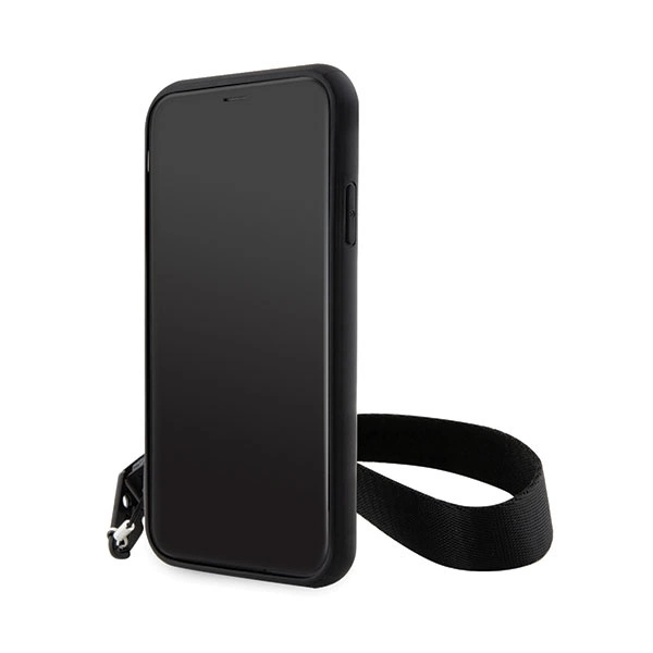 Etui Karl Lagerfeld Monogram Losange Saffiano na iPhone 11 / Xr - czarne