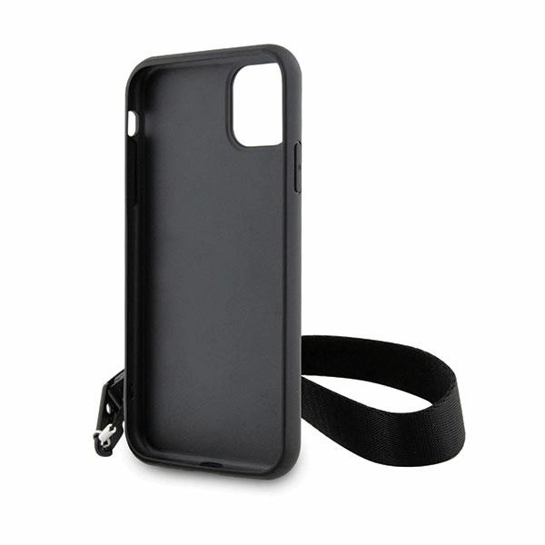 Etui Karl Lagerfeld Monogram Losange Saffiano na iPhone 11 / Xr - czarne