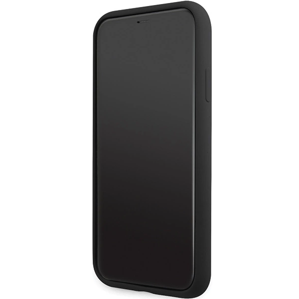 Etui Karl Lagerfeld Silicone Signature na iPhone 11 / Xr - czarne