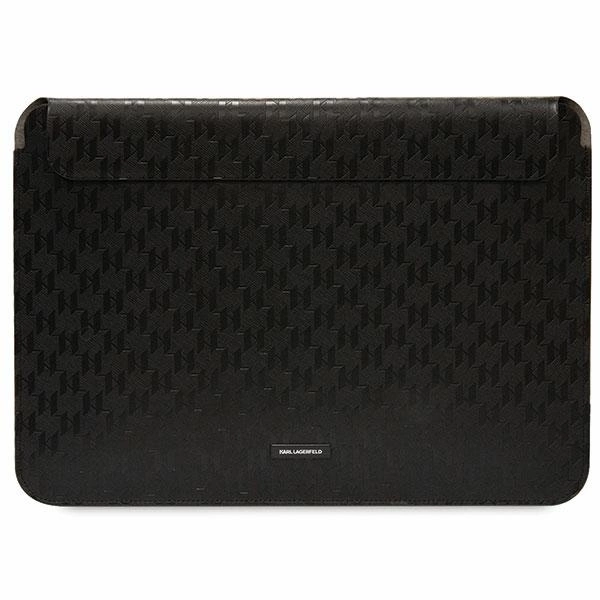 Pokrowiec Karl Lagerfeld Saffiano Plaque na laptop 14" - czarny