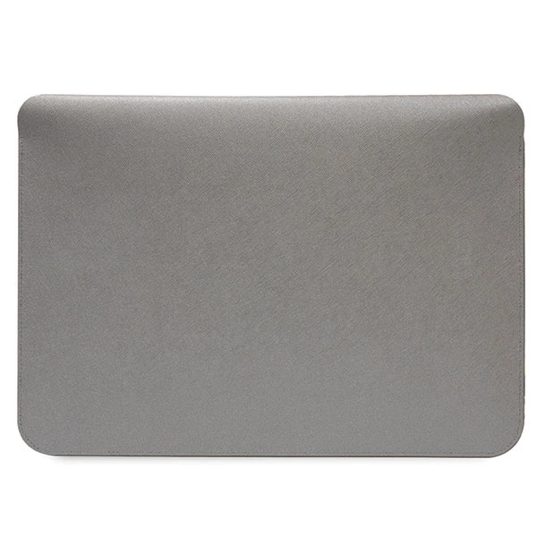 Pokrowiec Karl Lagerfeld Saffiano Karl&Choupette na laptopa 14" - srebrny