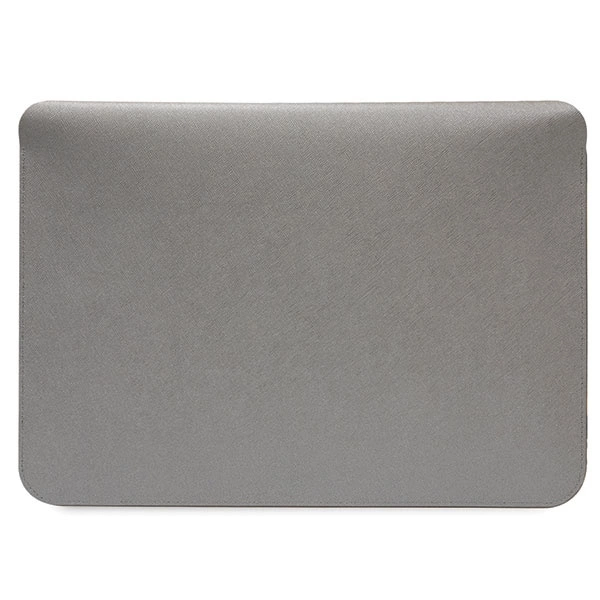 Pokrowiec Karl Lagerfeld Saffiano Karl&Choupette na laptopa 16" - srebrny