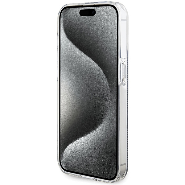 Guess GUHCP15XH4PSEGK iPhone 15 Pro Max 6.7" czarny/black hardcase IML 4G Gold Stripe