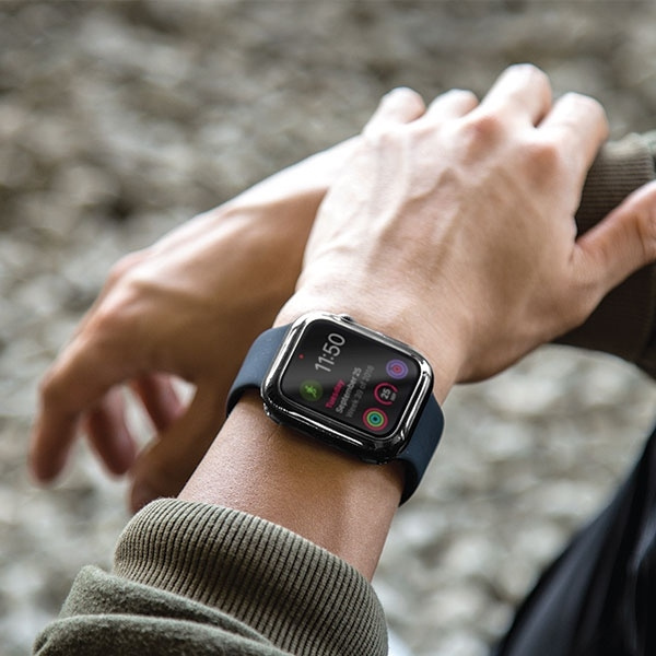 UNIQ etui Garde Apple Watch Series 4/5/6/SE/SE2 40mm. szary/smoked grey