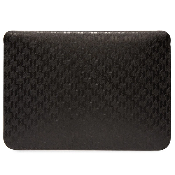 Pokrowiec Karl Lagerfeld Saffiano Monogram Ikonik na laptopa 14" - czarny