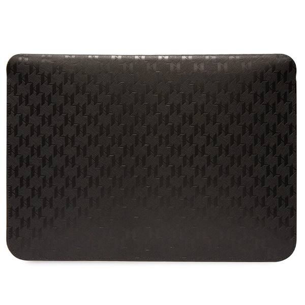 Pokrowiec Karl Lagerfeld Saffiano Monogram Choupette na laptopa 16" - czarny