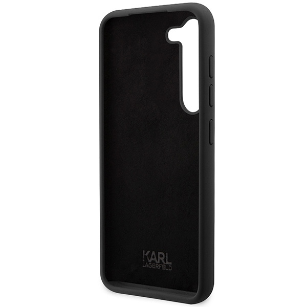 Etui Karl Lagerfeld Silicone Choupette na Samsung Galaxy S24+ - czarne