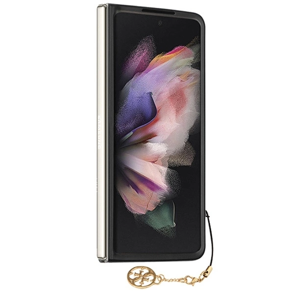Etui Guess 4G Charms Collection na Samsung Galaxy Z Fold 5 - brązowe