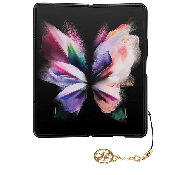 Etui Guess 4G Charms Collection na Samsung Galaxy Z Fold 5 - brązowe