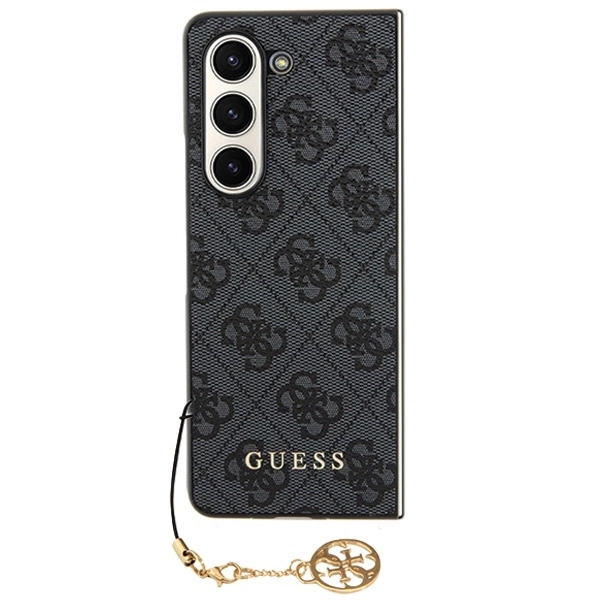 Etui Guess 4G Charms Collection na Samsung Galaxy Z Fold 5 - szare