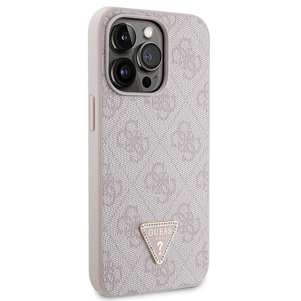 Etui Guess Crossbody 4G Metal Logo na iPhone 13 Pro / iPhone 13 - różowe