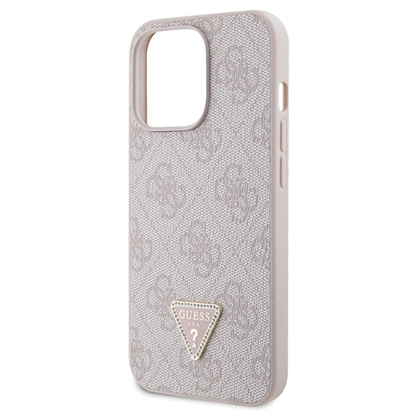 Etui Guess Crossbody 4G Metal Logo na iPhone 13 Pro / iPhone 13 - różowe