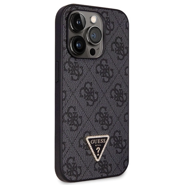 Etui Guess Crossbody 4G Metal Logo na iPhone 14 Pro - czarne