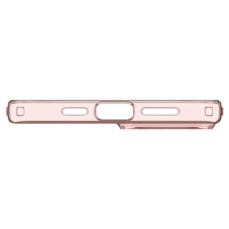 Etui Spigen Crystal Flex na iPhone 15 Plus - różowo-przezroczyste