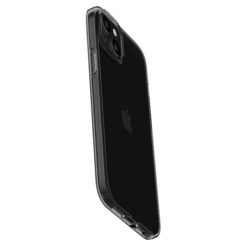 Etui Spigen Crystal Flex na iPhone 15 Plus - szaro-przezroczyste